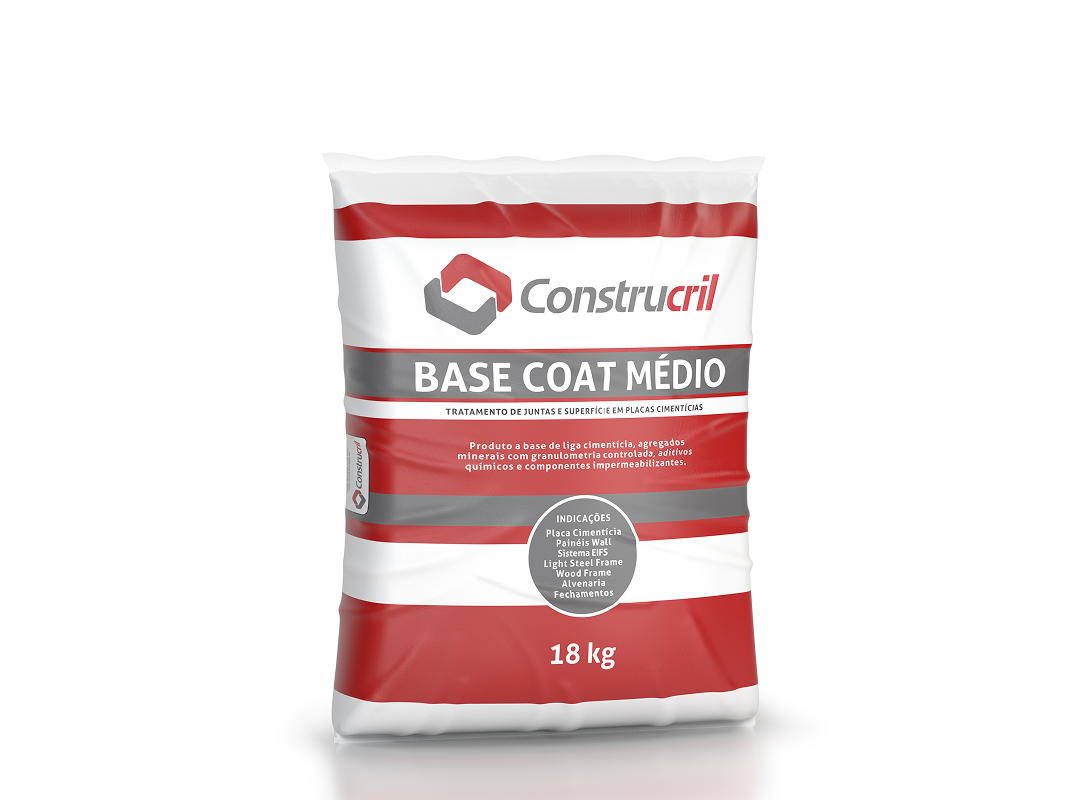 Base Coat Médio - 18 kg - Construcril